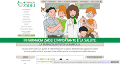 Desktop Screenshot of farmaciazadei.it